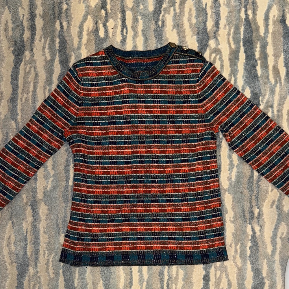 Colorful Striped Women's Sweater